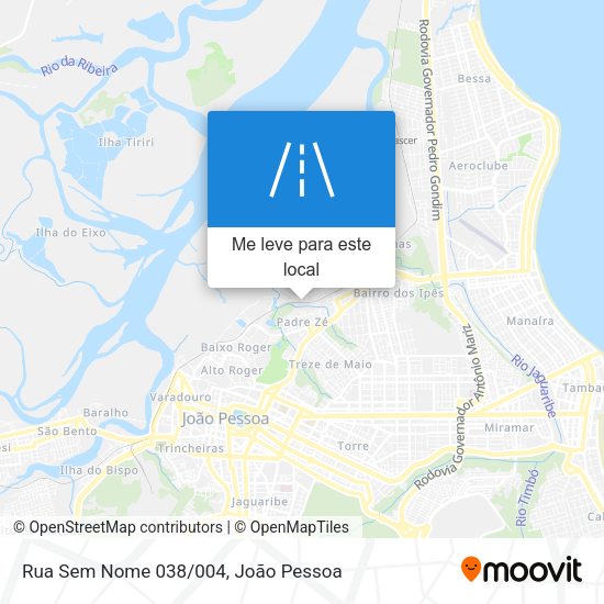 Rua Sem Nome 038/004 mapa