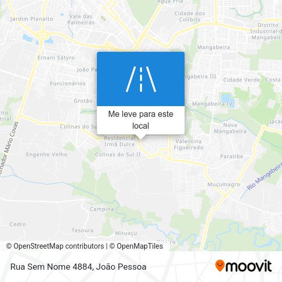 Rua Sem Nome 4884 mapa