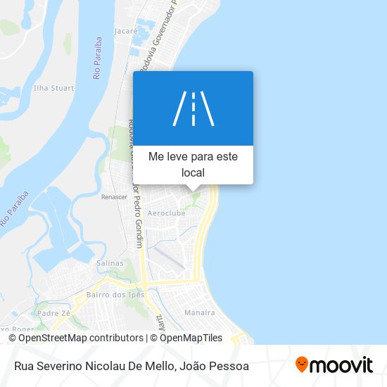 Rua Severino Nicolau De Mello mapa