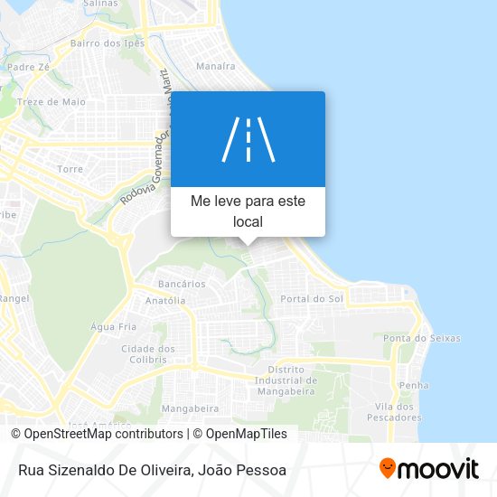 Rua Sizenaldo De Oliveira mapa