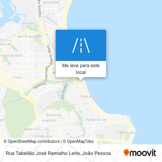 Rua Tabelião José Ramalho Leite mapa