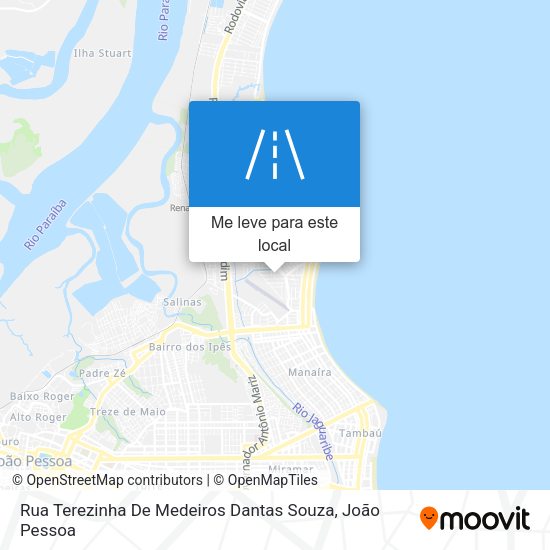 Rua Terezinha De Medeiros Dantas Souza mapa
