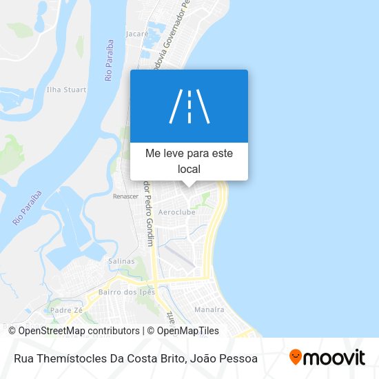 Rua Themístocles Da Costa Brito mapa