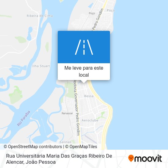 Rua Universitária Maria Das Graças Ribeiro De Alencar mapa