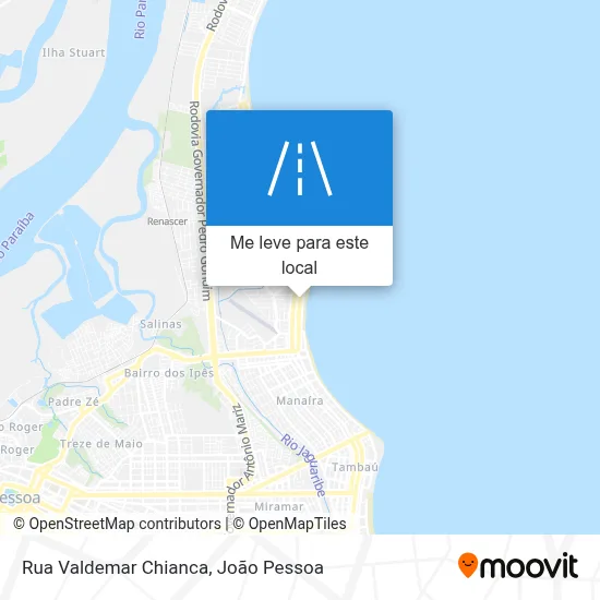 Rua Valdemar Chianca mapa