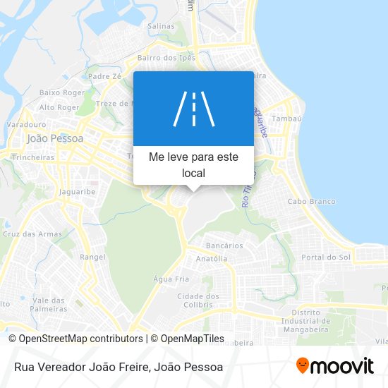 Rua Vereador João Freire mapa