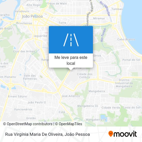 Rua Virgínia Maria De Oliveira mapa