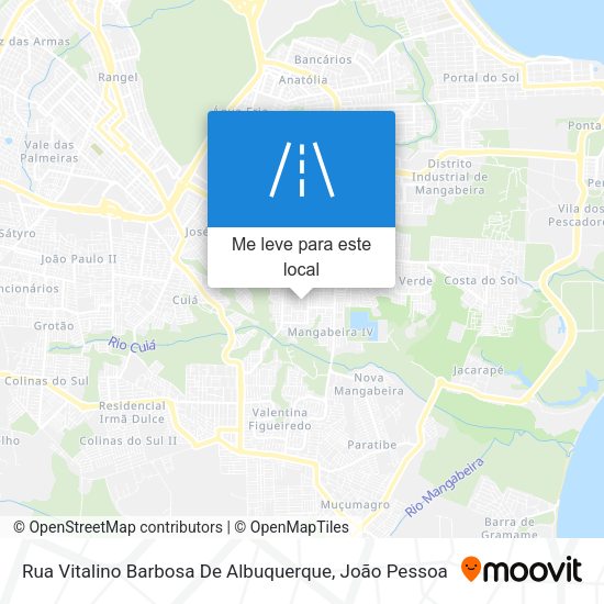 Rua Vitalino Barbosa De Albuquerque mapa