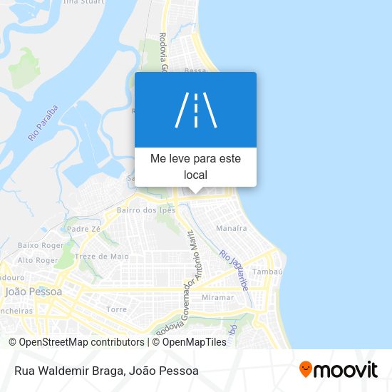 Rua Waldemir Braga mapa