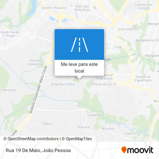 Rua 19 De Maio mapa