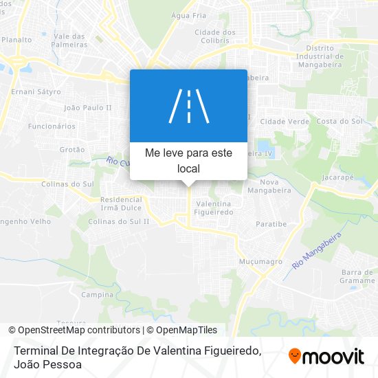 Terminal De Integração De Valentina Figueiredo mapa