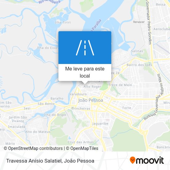 Travessa Anísio Salatiel mapa