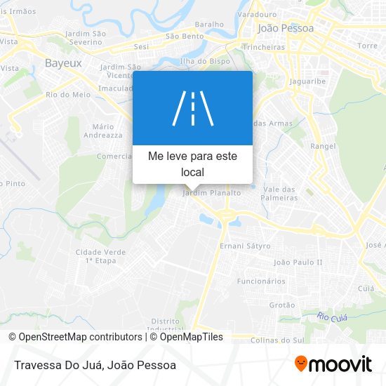 Travessa Do Juá mapa