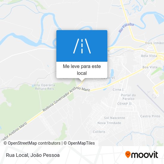 Rua Local mapa