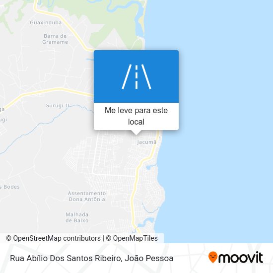 Rua Abílio Dos Santos Ribeiro mapa
