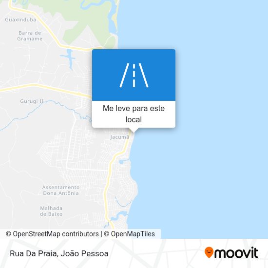 Rua Da Praia mapa