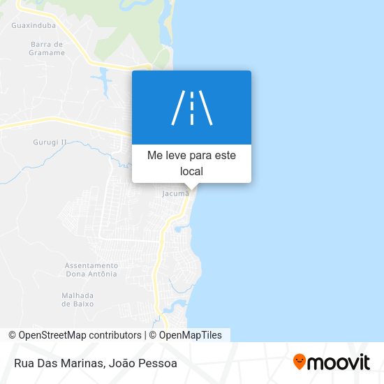 Rua Das Marinas mapa