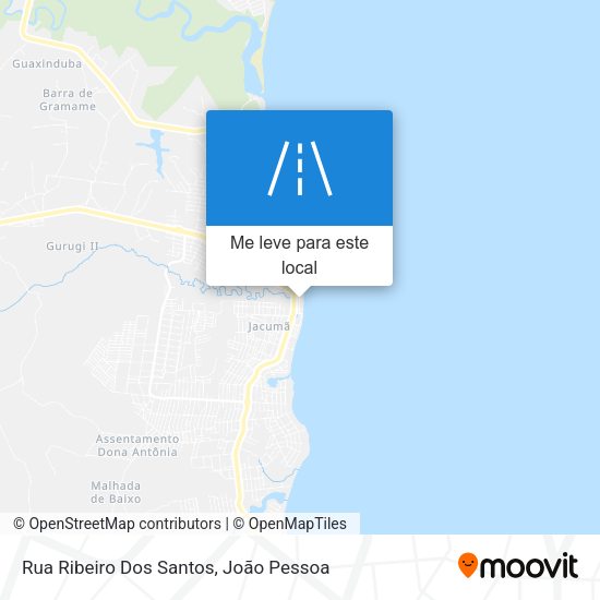 Rua Ribeiro Dos Santos mapa