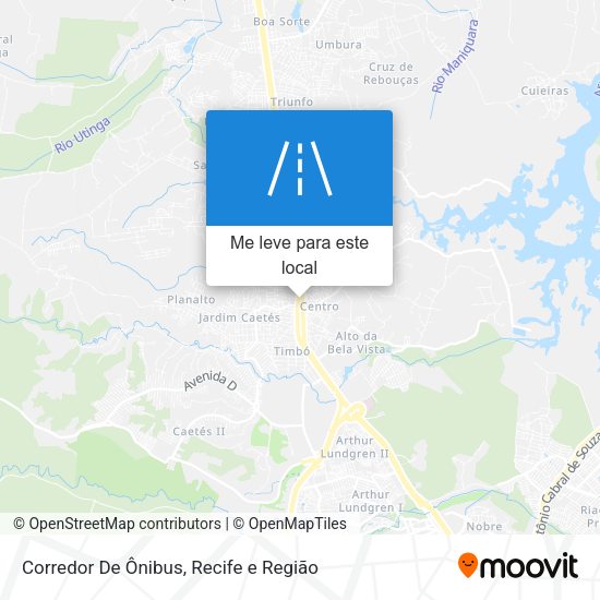 Corredor De Ônibus mapa