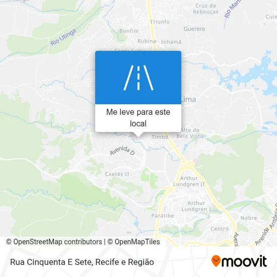 Rua Cinquenta E Sete mapa