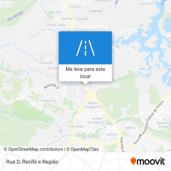 Rua D mapa