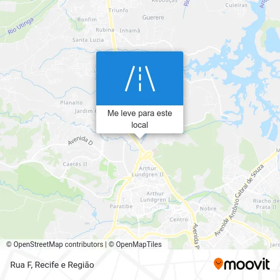 Rua F mapa