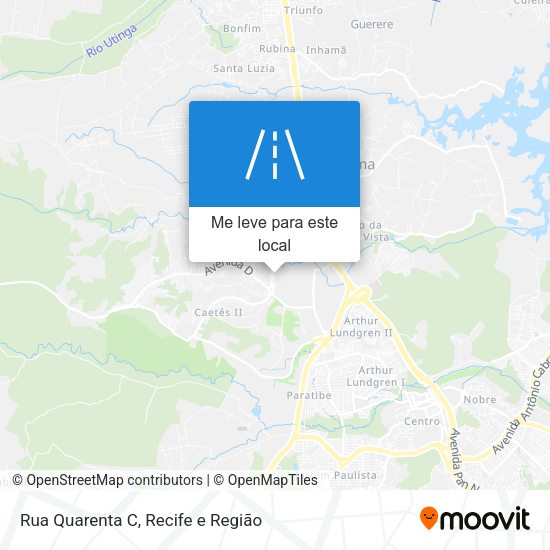 Rua Quarenta C mapa