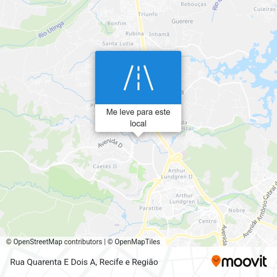 Rua Quarenta E Dois A mapa