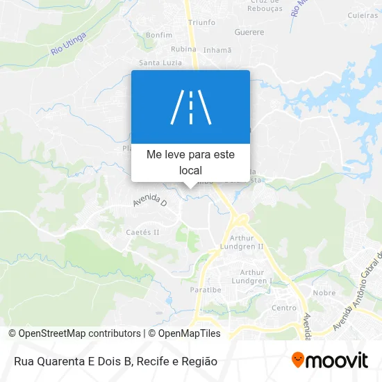 Rua Quarenta E Dois B mapa