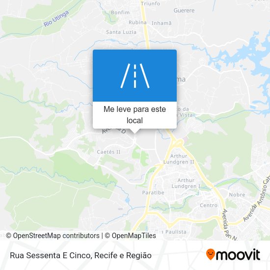 Rua Sessenta E Cinco mapa