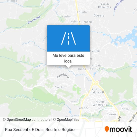 Rua Sessenta E Dois mapa