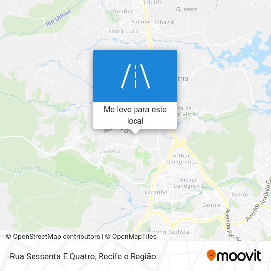 Rua Sessenta E Quatro mapa