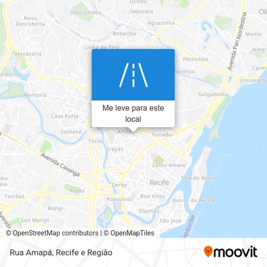 Rua Amapá mapa