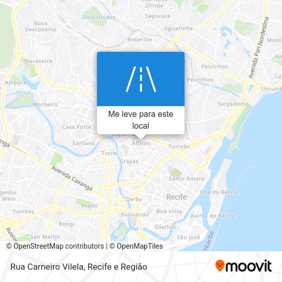 Rua Carneiro Vilela mapa
