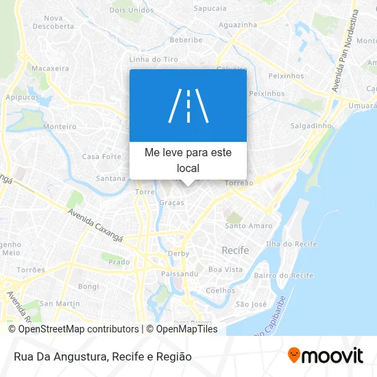 Rua Da Angustura mapa