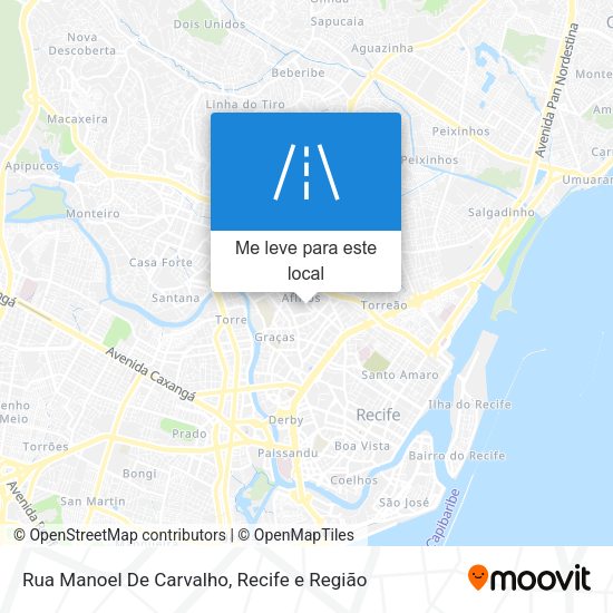 Rua Manoel De Carvalho mapa
