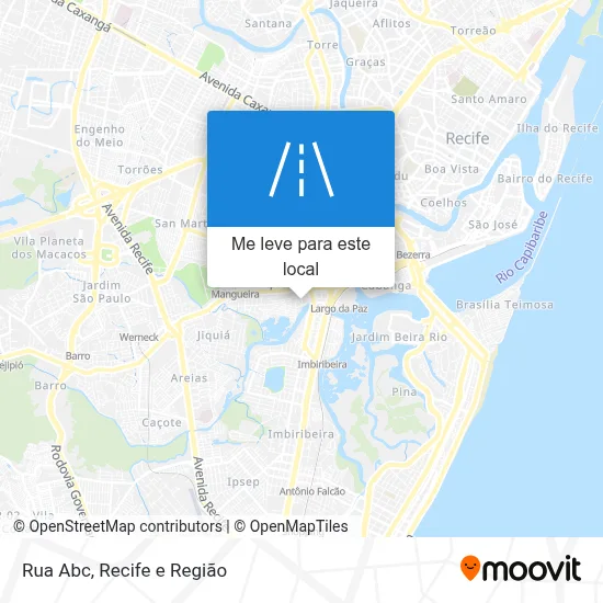 Rua Abc mapa