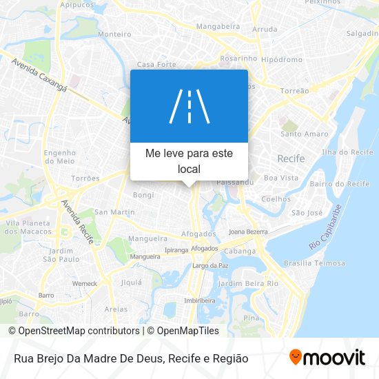 Rua Brejo Da Madre De Deus mapa