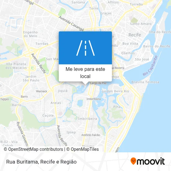 Rua Buritama mapa