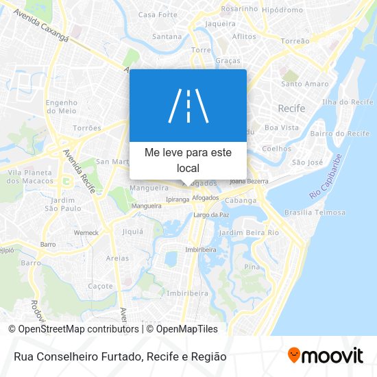 Rua Conselheiro Furtado mapa