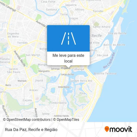 Rua Da Paz mapa