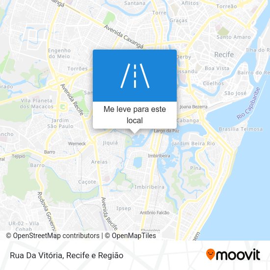 Rua Da Vitória mapa