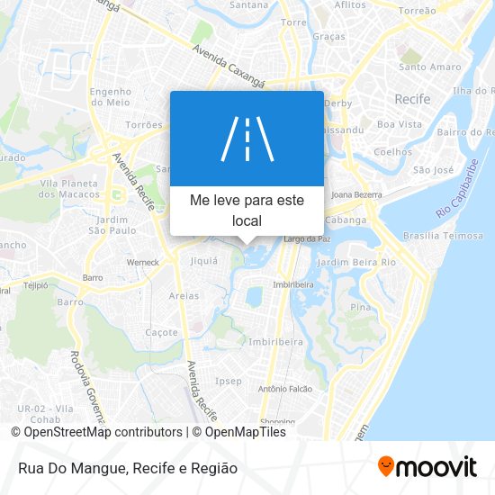 Rua Do Mangue mapa