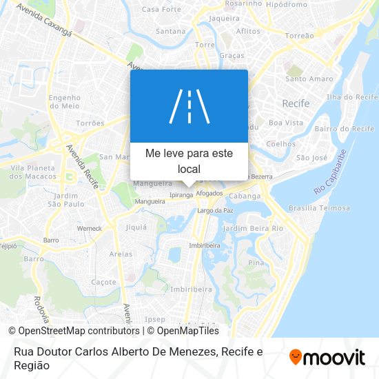 Rua Doutor Carlos Alberto De Menezes mapa