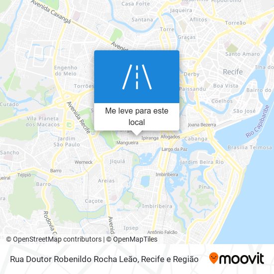 Rua Doutor Robenildo Rocha Leão mapa