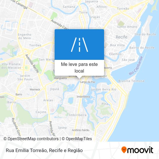 Rua Emília Torreão mapa