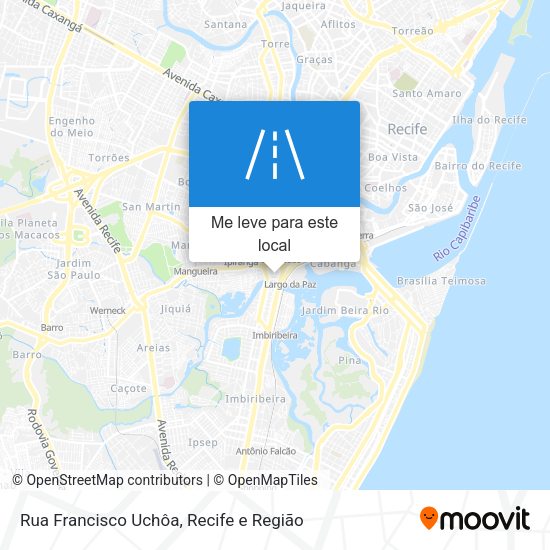 Rua Francisco Uchôa mapa