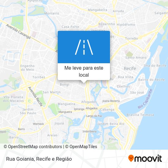 Rua Goiania mapa