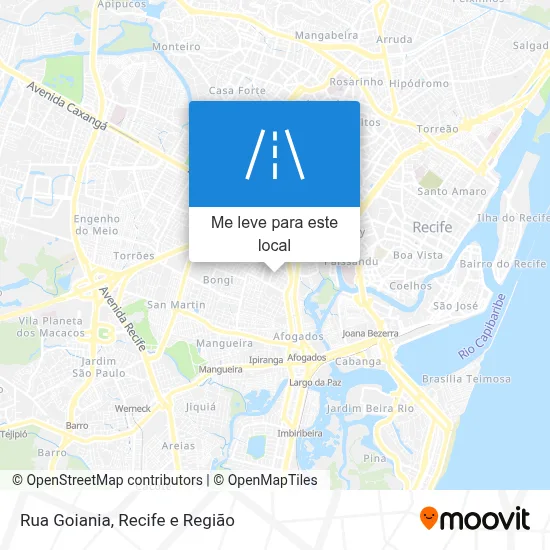 Rua Goiania mapa