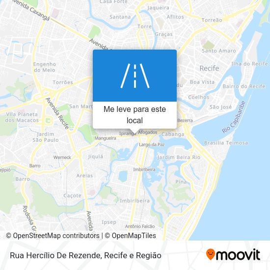 Rua Hercílio De Rezende mapa